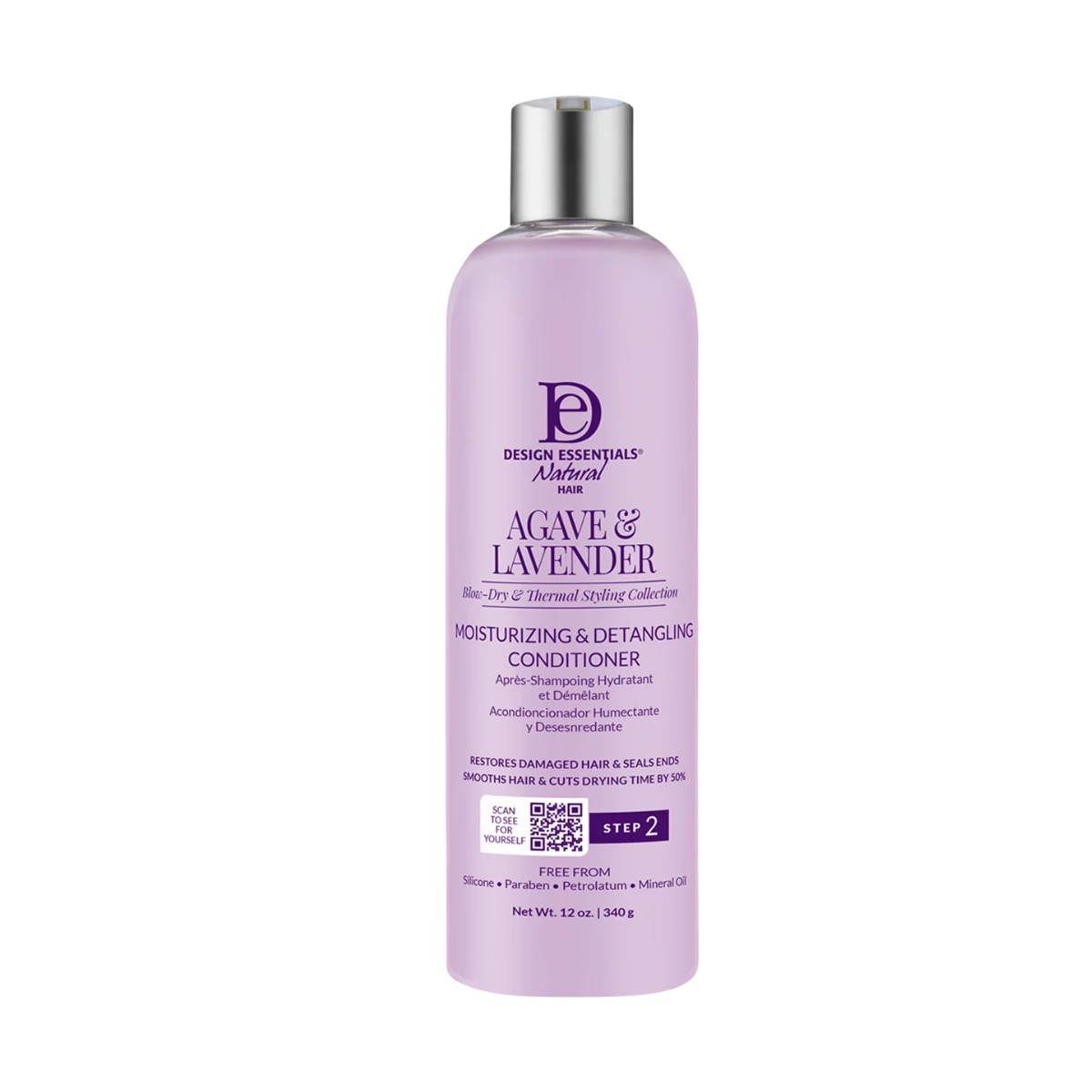 DESIGN ESSENTIALS AGAVE & LAVENDER MOISTURIZING & STRENGTHENING CONDITIONER