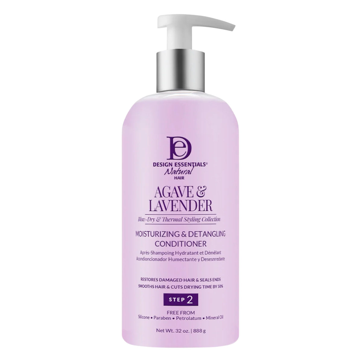 DESIGN ESSENTIALS AGAVE & LAVENDER MOISTURIZING & STRENGTHENING CONDITIONER