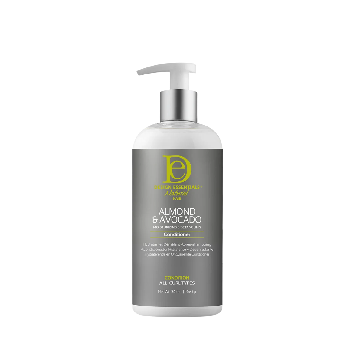 DESIGN ESSENTIALS ALMOND & AVOCADO MOISTURIZING DETANGLING CONDITIONER