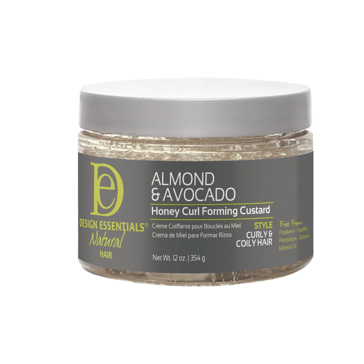 DESIGN ESSENTIALS ALMOND & AVOCADO HONEY CURL CUSTARD
