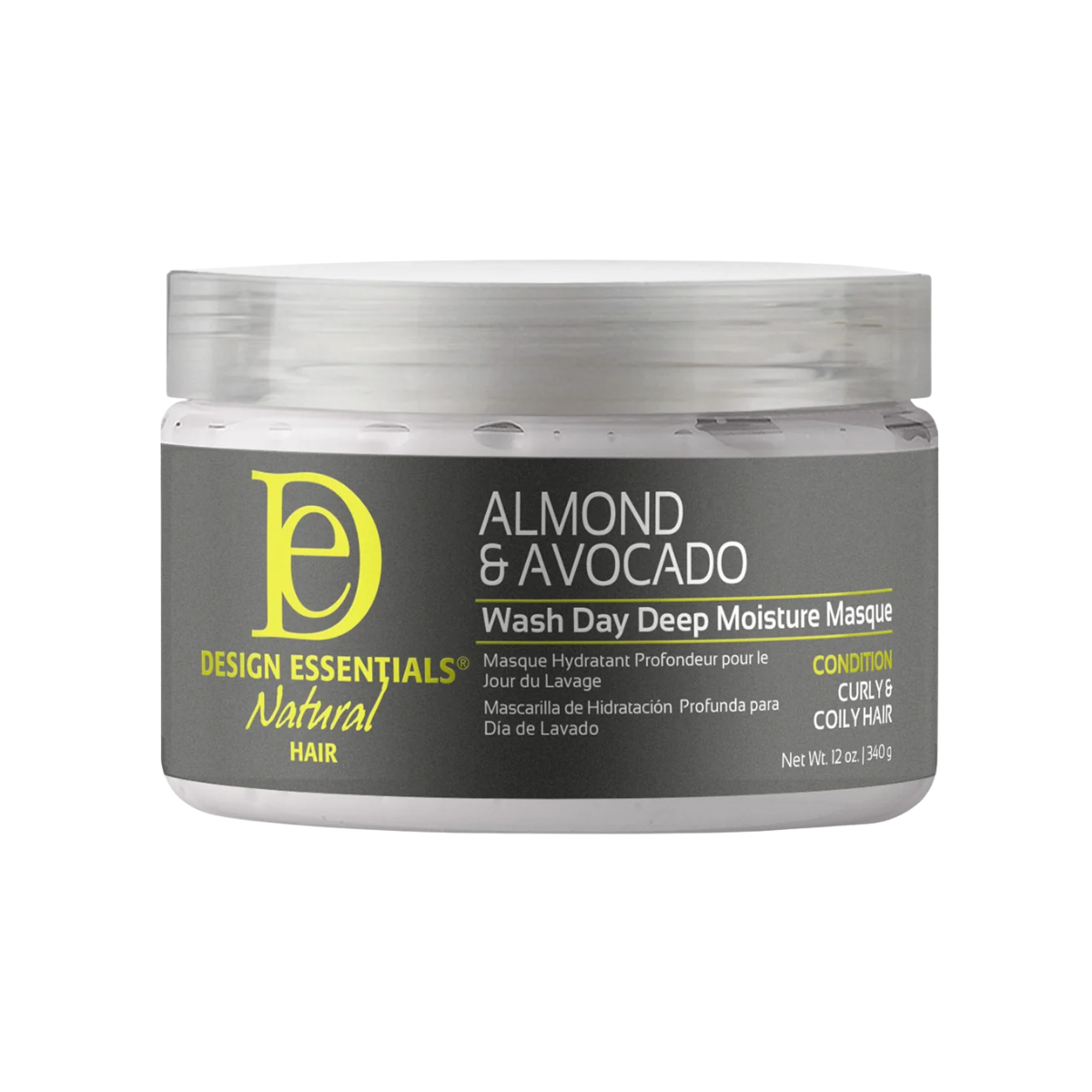 DESIGN ESSENTIALS ALMOND & AVOCADO DEEP MOISTURE MASQUE