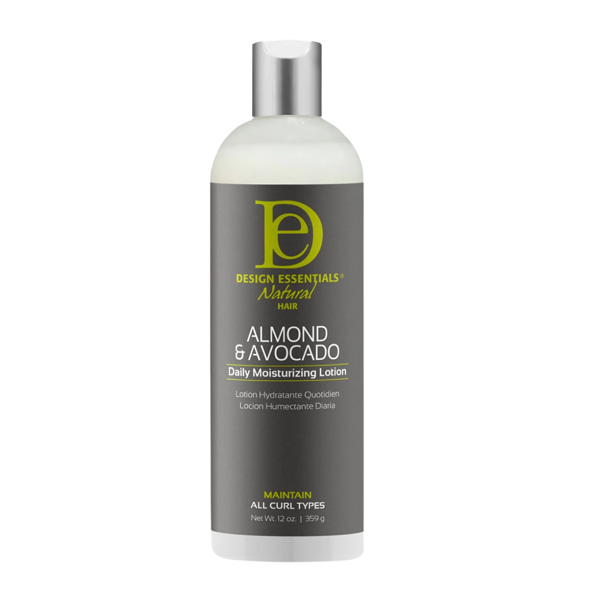 DESIGN ESSENTIALS ALMOND & AVOCADO DAILY MOISTURIZING LOTION
