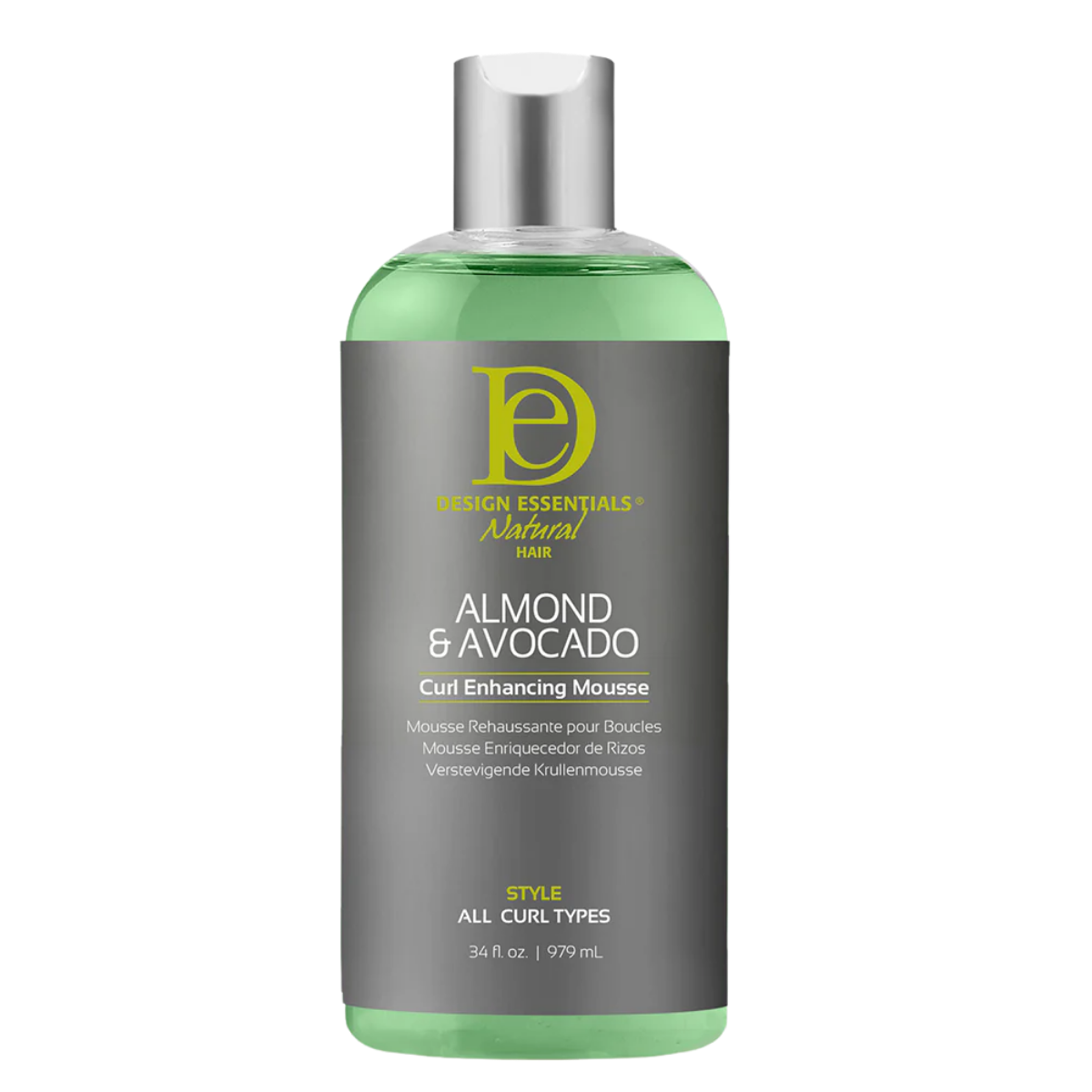 DESIGN ESSENTIALS ALMOND & ALVOCADO CURL ENHANCING MOUSSE