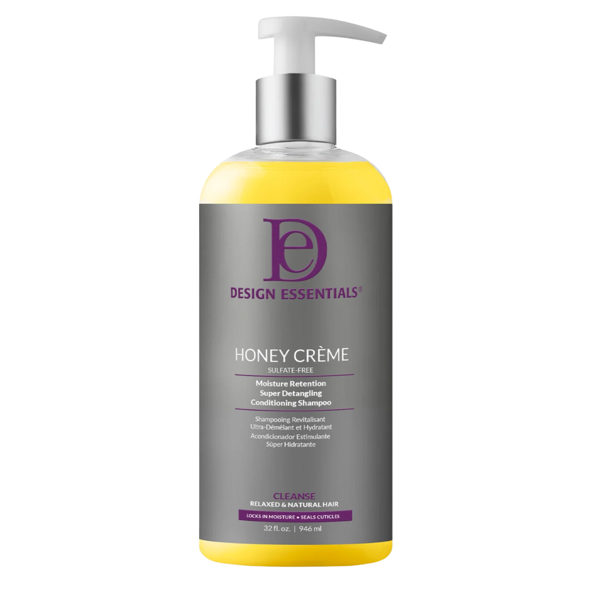 DESIGN ESSENTIALS HONEY CREME MOISTURE RETENTION SUPER DETANGLING SHAMPOO