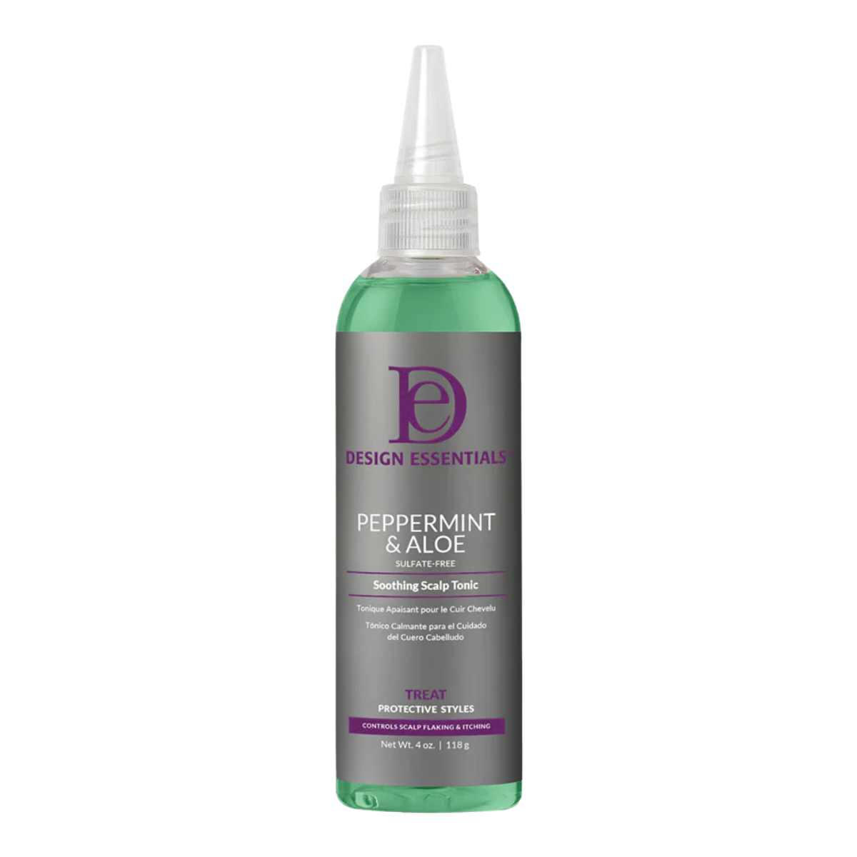 DESIGN ESSENTIALS PEPPERMINT & ALOE SOOTHING SCALP TONIC