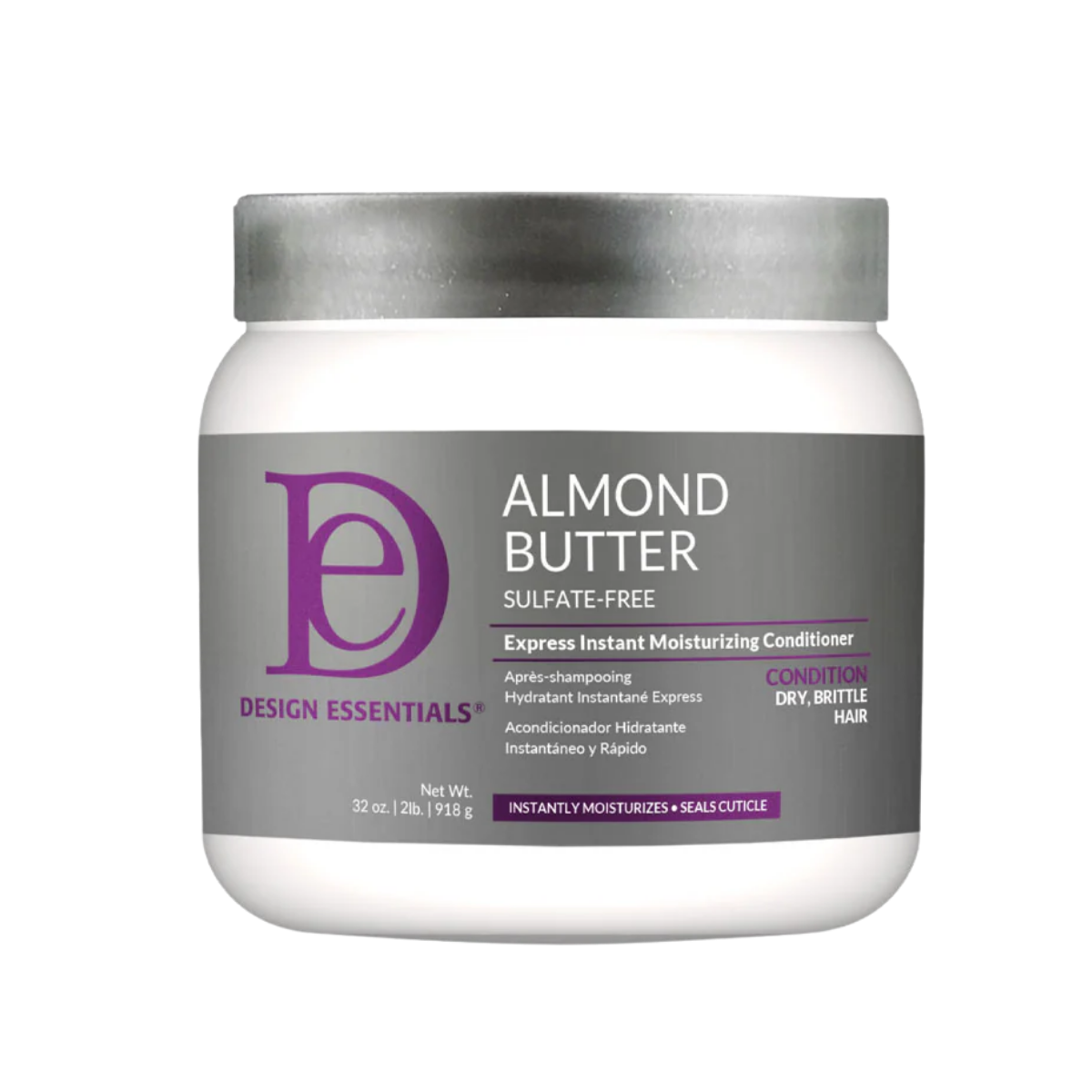 DESIGN ESSENTIALS ALMOND BUTTER MOISTURIZING CONDITIONER