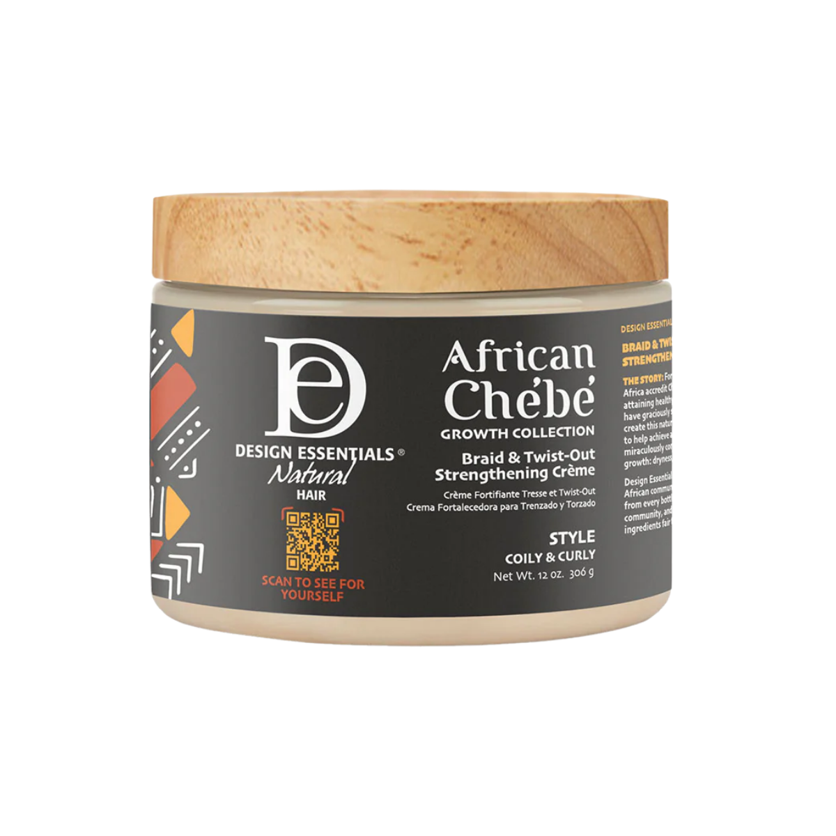 DESIGN ESSENTIALS AFRICAN CHEBE BRAID TWIST OUT CREME