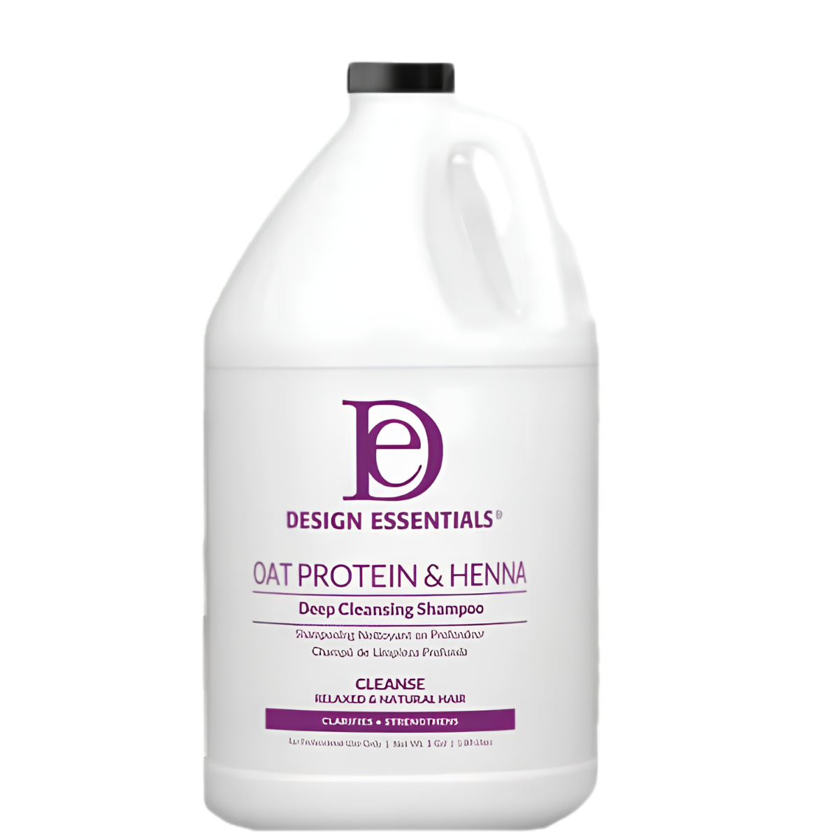 DESIGN ESSENTIALS OAT PROTEIN AND HENNA DEEP CLEANSING SHAMPOO
