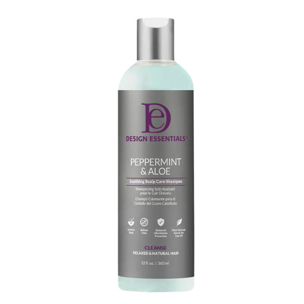 DESIGN ESSENTIALS PEPPERMINT & ALOE SHAMPOO