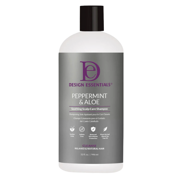 DESIGN ESSENTIALS PEPPERMINT & ALOE SHAMPOO