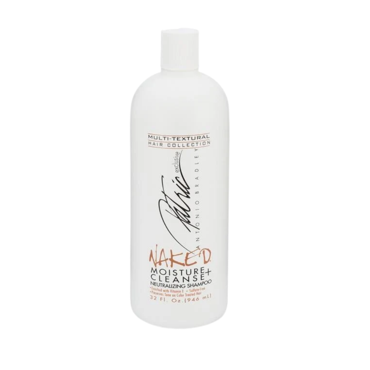 NAKED PATRIC BRADLEY MOISTURE + CLEANSE SULFATE FREE SHAMPOO