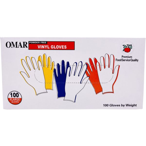VINYL GLOVES (POWDER FREE) Extra Large