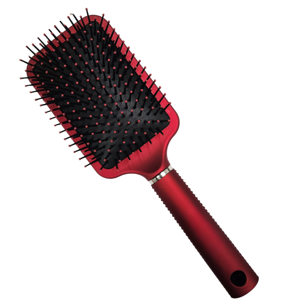 ROYAL SATIN SQUARE PADDLE BRUSH (RED)