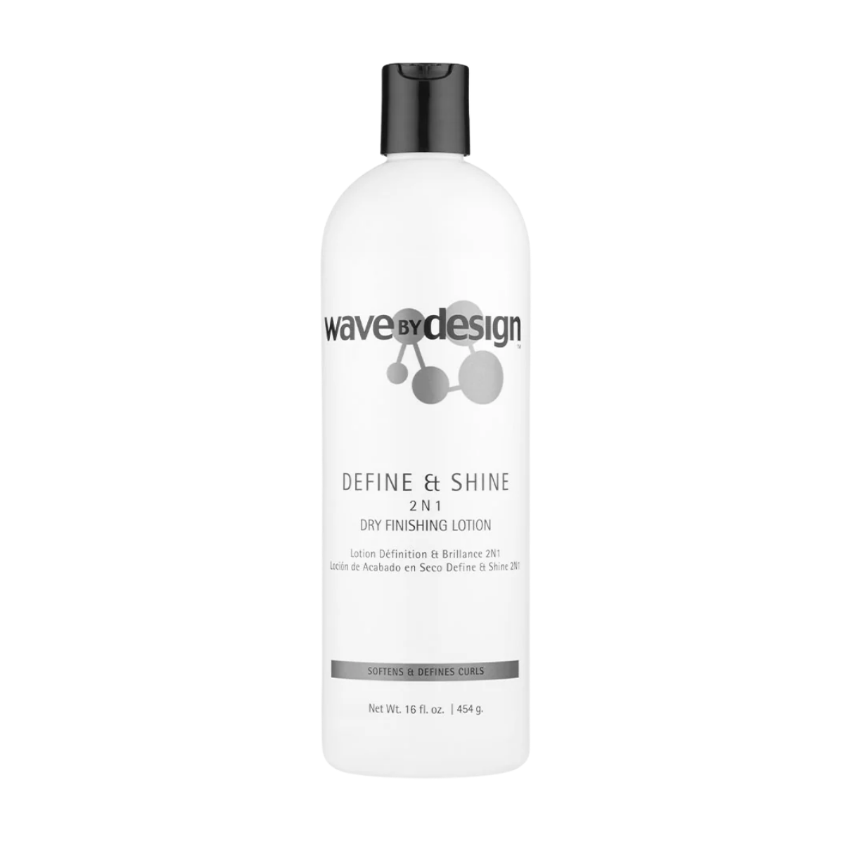 DESIGN ESSENTIALS WAVE BY DESIGN DEFINE & SHINE 2 N 1 FINISHING LOTION