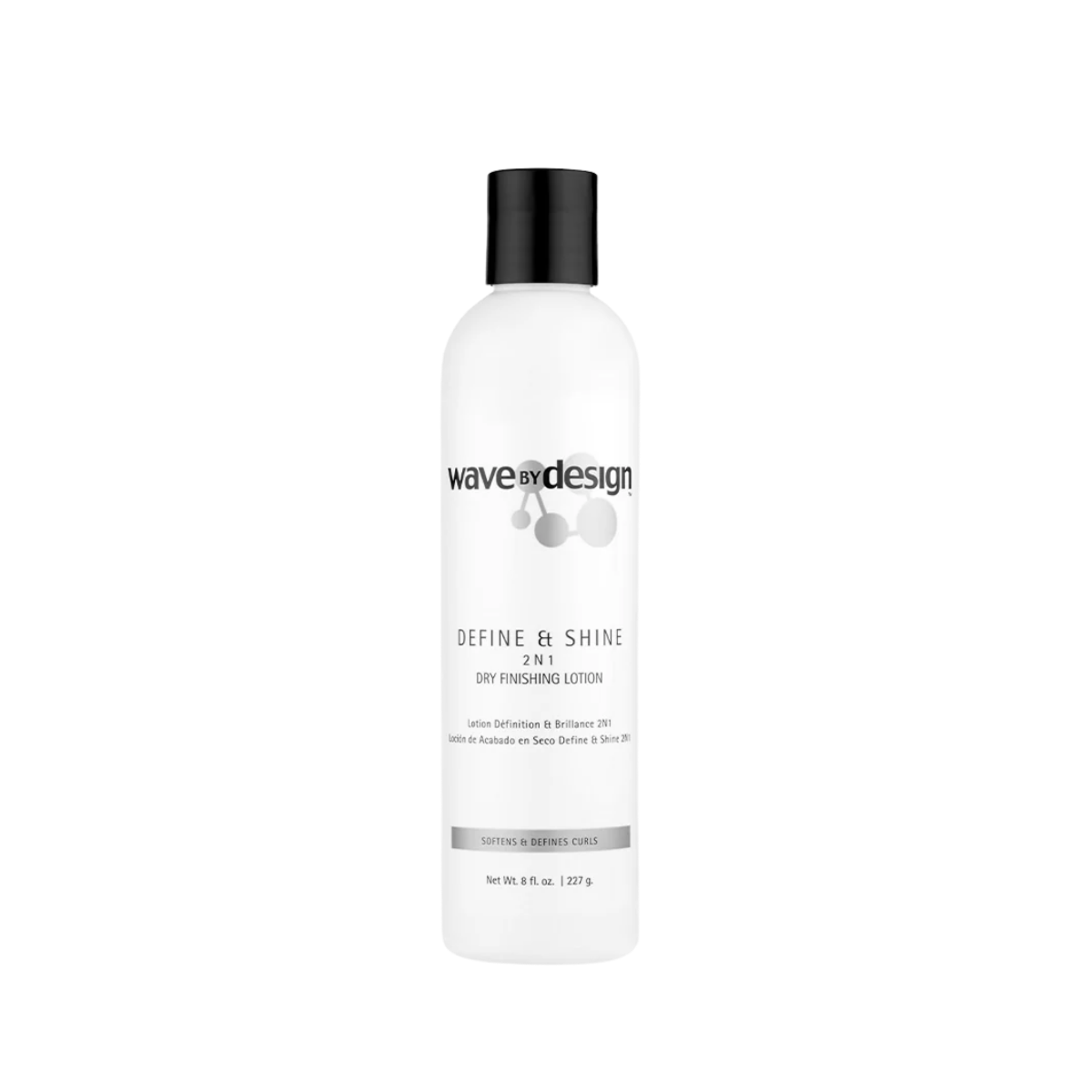 DESIGN ESSENTIALS WAVE BY DESIGN DEFINE & SHINE 2 N 1 FINISHING LOTION